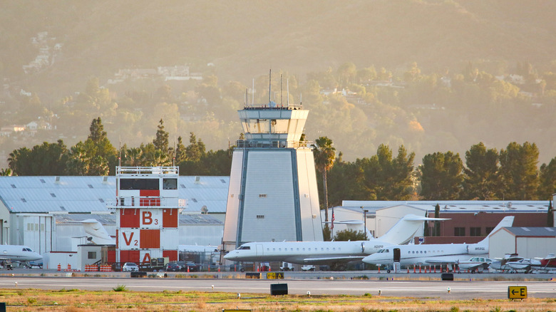 Air Traffic Control tower at Van Nuys Airport, Los Angeles