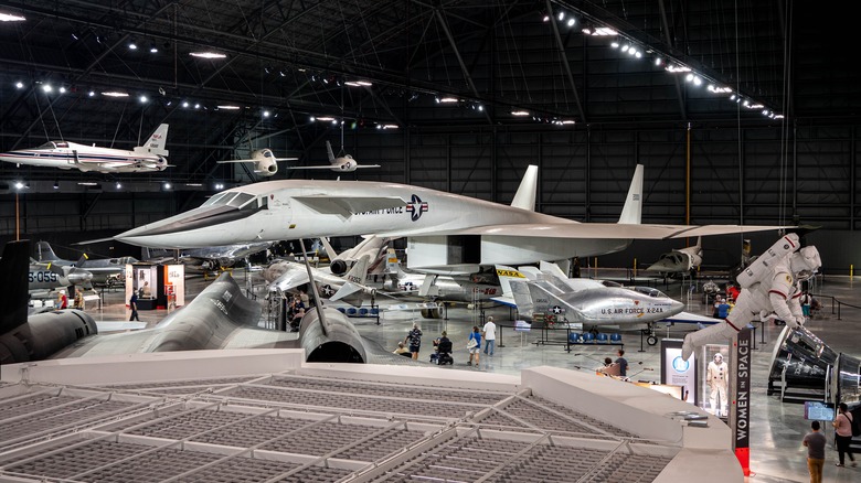XB-70 Valkyrie in a museum