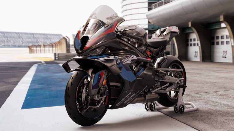 BMW M 100 RR at track