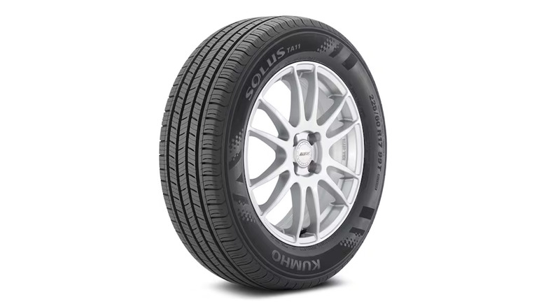 A stock image of a Kumho Solus TA11 tire