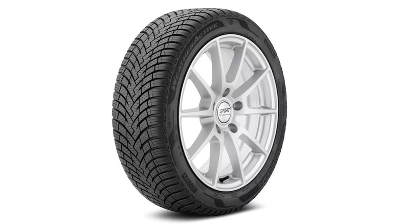 A stock image of a Pirelli Cinturato WeatherActive tire