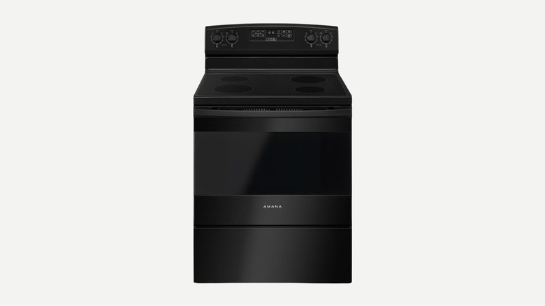 Amana 29.9-Inch Electric Range in small kitchen