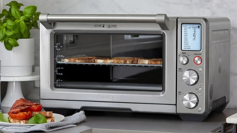 Breville Smart Electric Oven Air Fryer Pro on kitchen counter