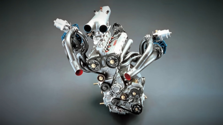 Lancia Abarth Triflux engine drawing
