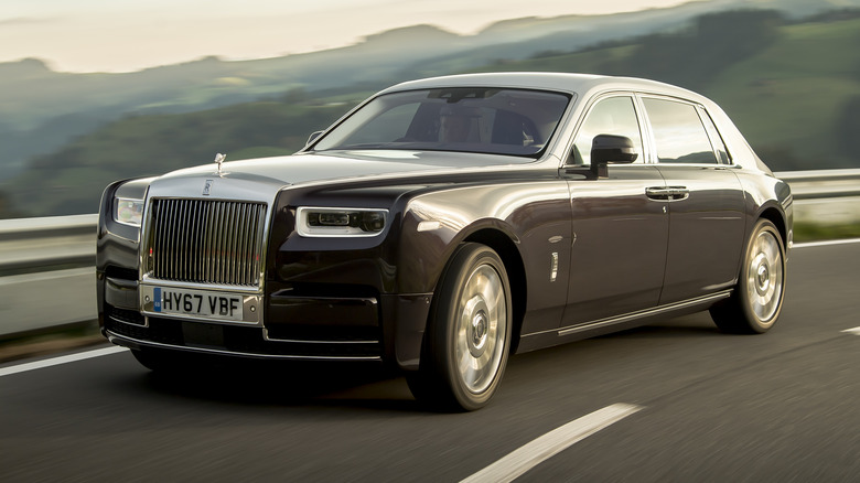 Rolls-Royce Phantom EWB on the road