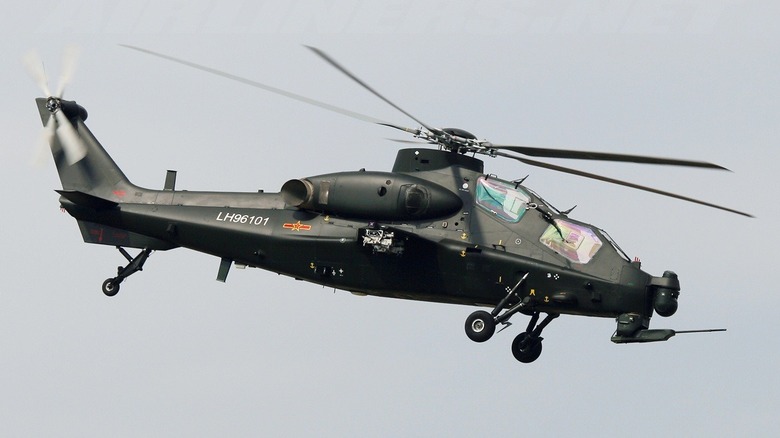 Changhe Z-10 in flight
