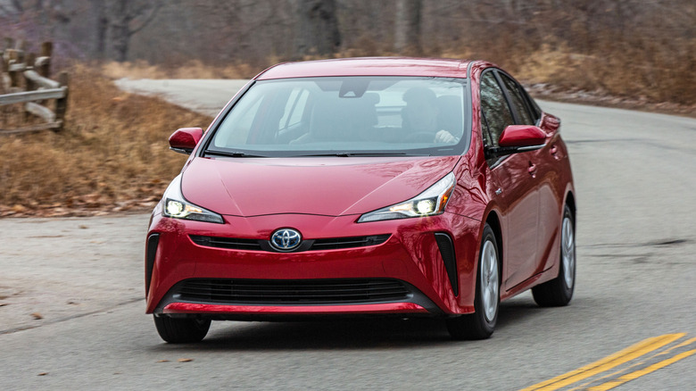 2020 Toyota Prius on the road