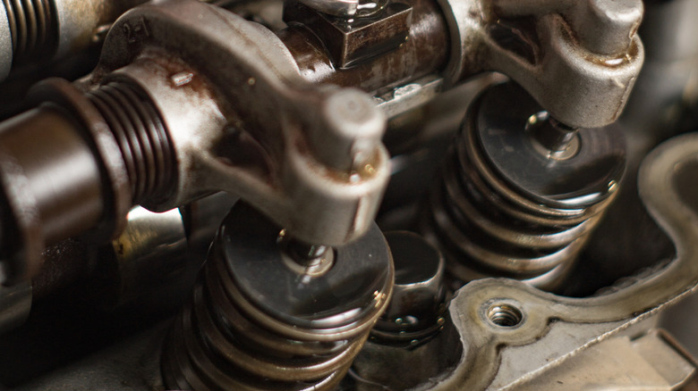 tappets resting in an engine