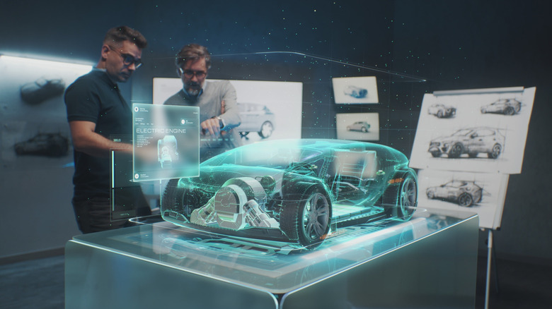 Virtual concept car model