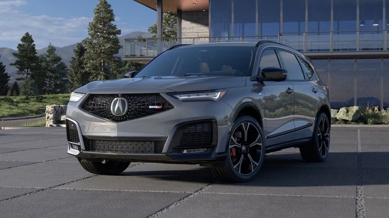 2026 Acura MDX parked outside house