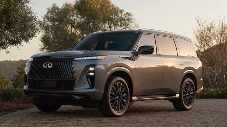 2026 Infiniti QX80 parked in driveway