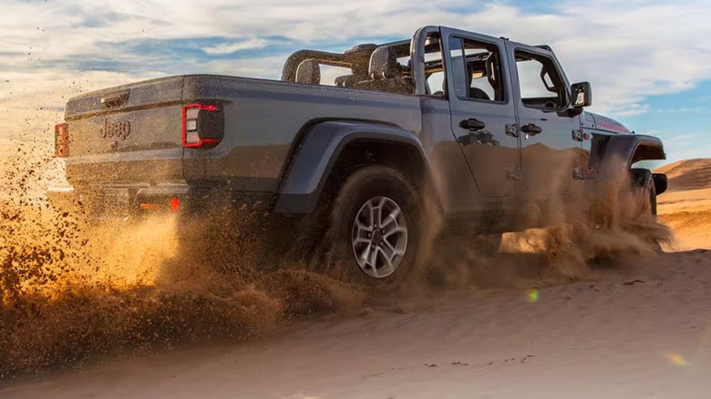 2026 Jeep Gladiator driving offroad