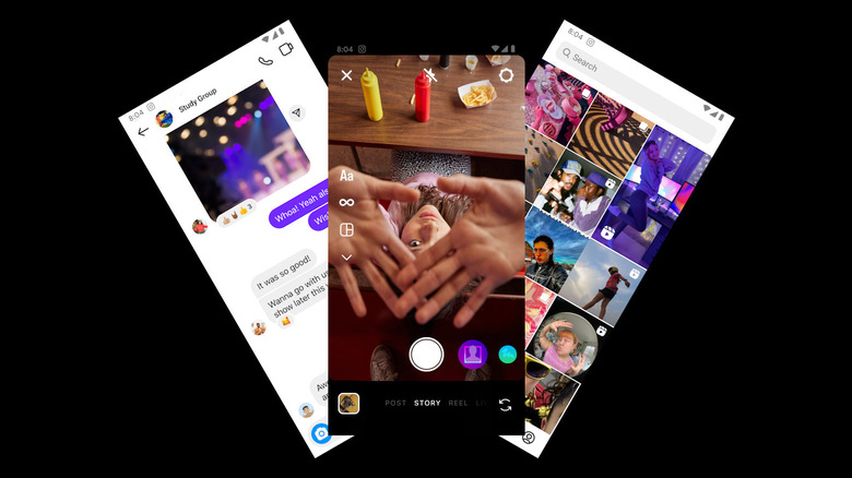 Instagram mobile interface