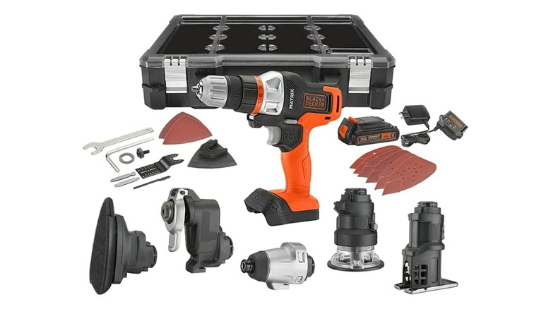 Black + Decker 20V Max Matrix Drill Power Tool Combo Kit