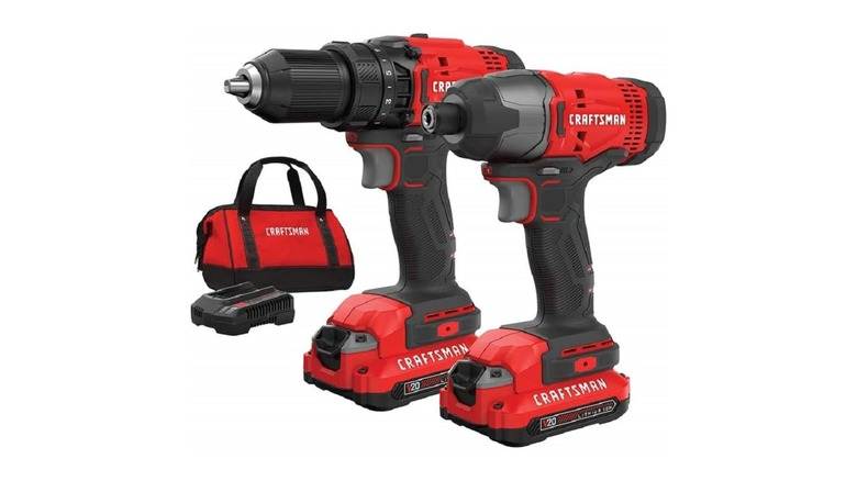 Craftsman 20V Max Cordless Drill and Impact Driver Kit