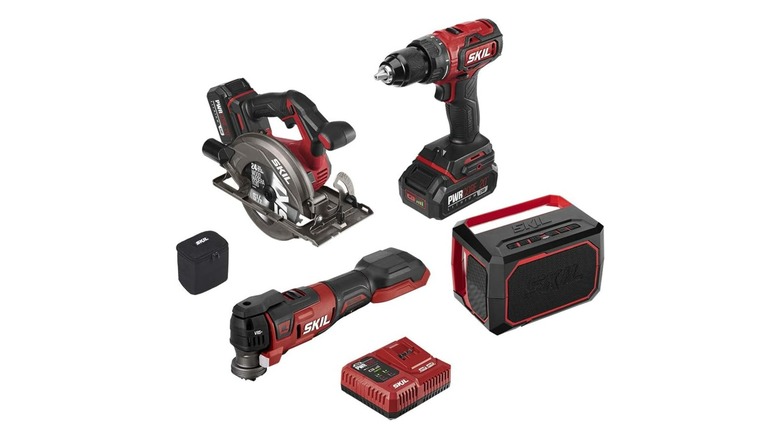 Skil PWR CORE 20V Brushless 4-Tool Combo Kit