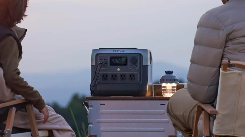 An EcoFlow River Pro 2 generator in use