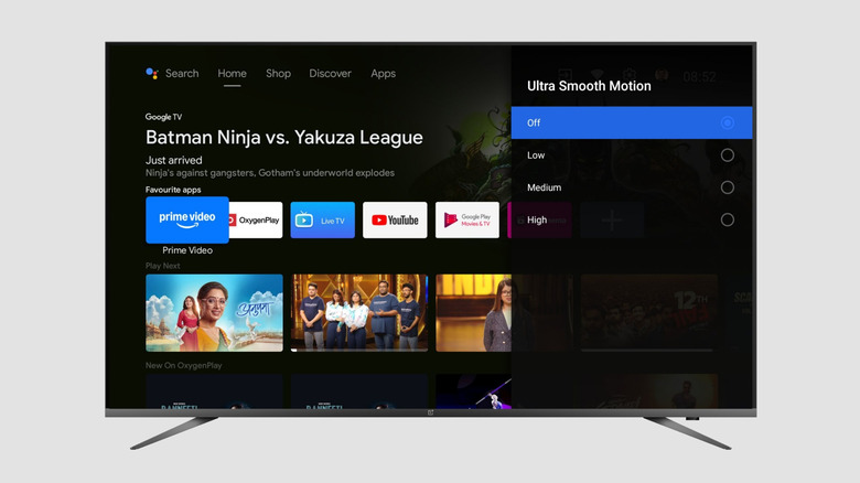 Disable MEMC on Google TV