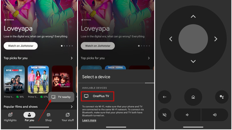 Use the Google TV app as a remote