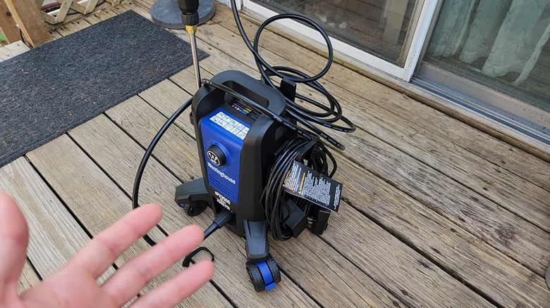 A shot of a Westinghouse Electric Pressure Washer