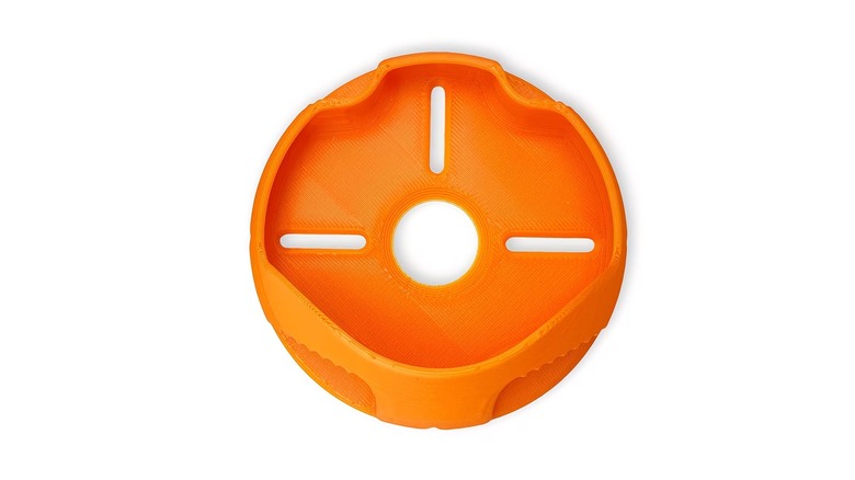 Orange drill dust collector