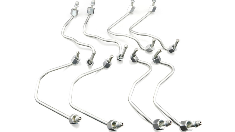 Fuel-saver fuel injectors next to each other.