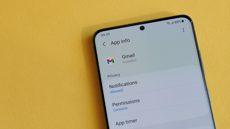 app permissions on android