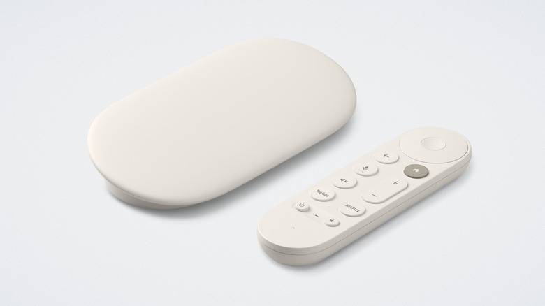 Google streamer white background