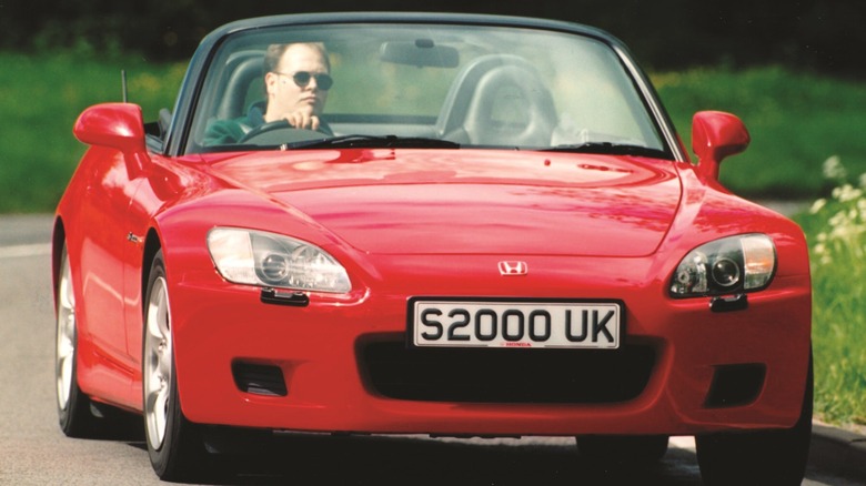 Honda S2000 on the road