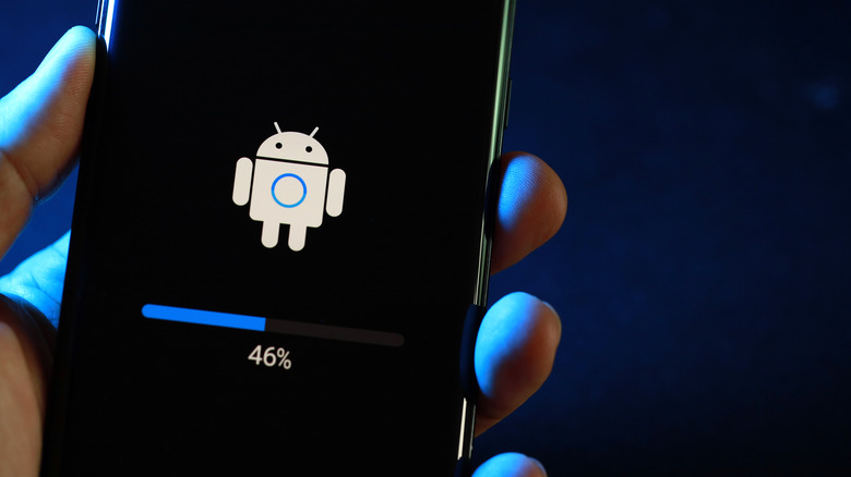 Android platform loading on phone 