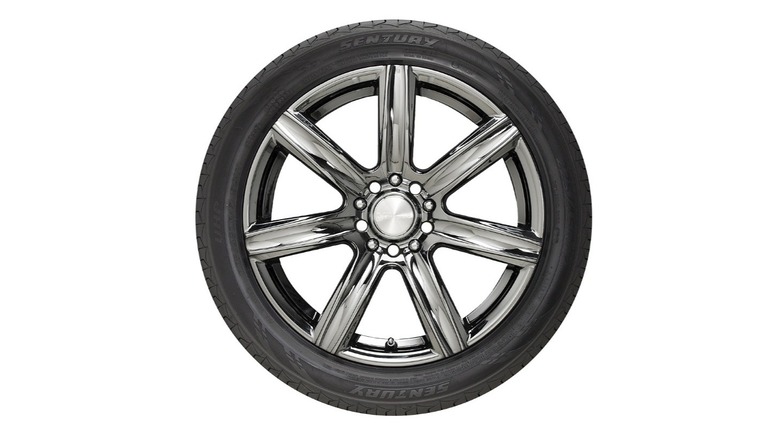 Sentury UHP tire on white background