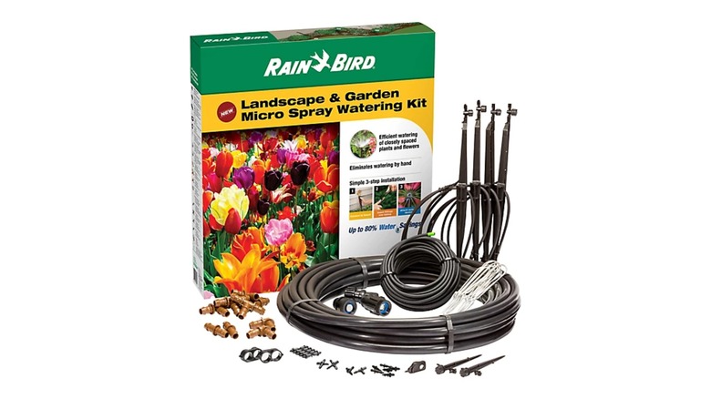 Rain Bird Landscape and Garden Drip Irrigation Watering Kit