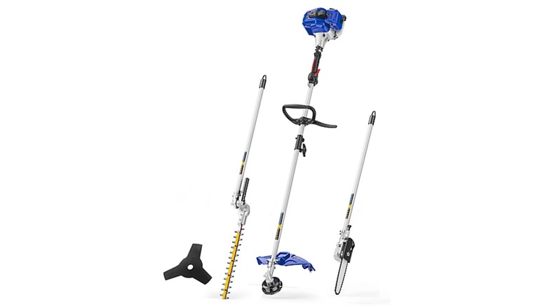 Wild Badger Power 17-Inch 26cc 4-in-1 Power Head and Cutting Attachments