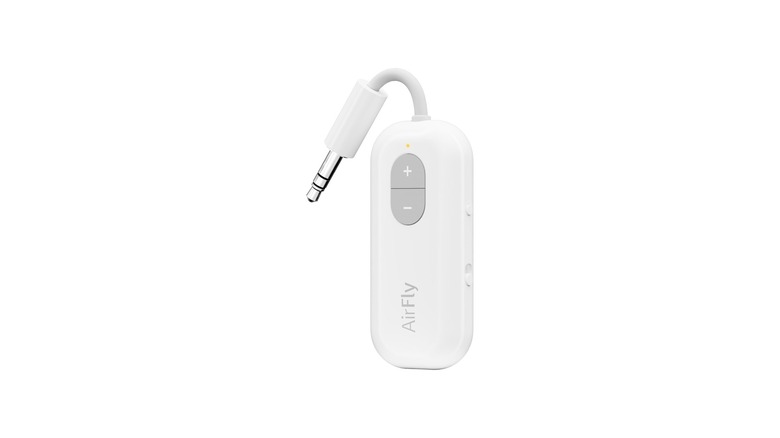White Bluetooth transmitter