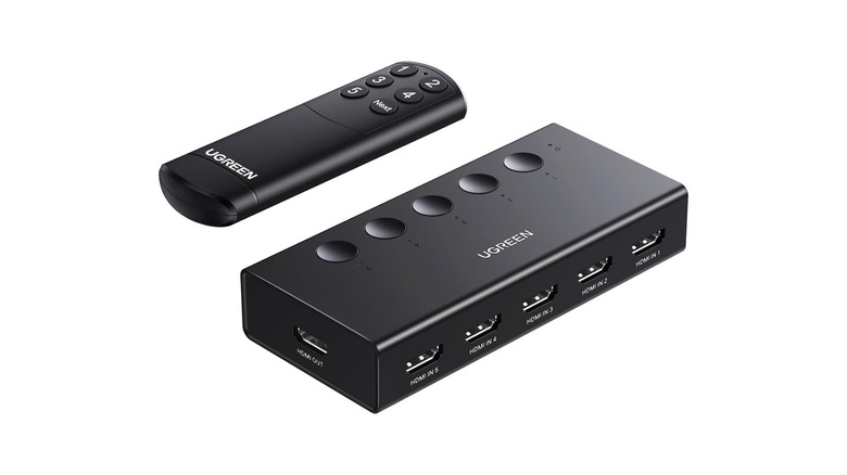 Five-port HDMI switcher