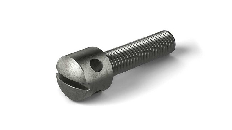 Close up of capstan screw