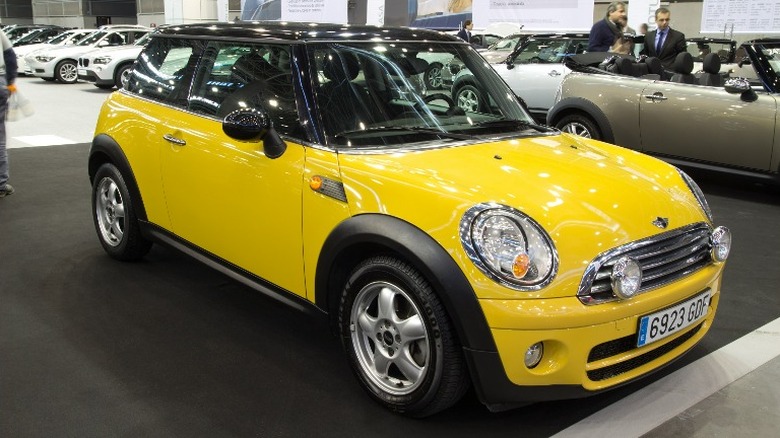Yellow 2011 Mini Cooper