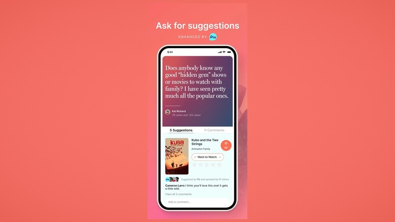Likewise app asking recommendations