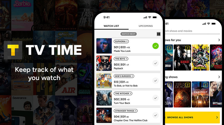 TV Time App Show List