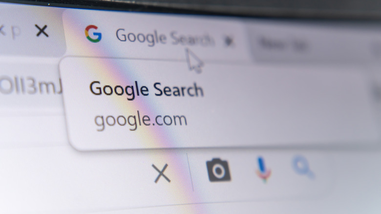 Tabs on Chrome Browser