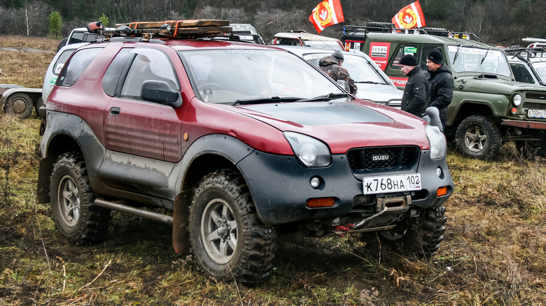 Isuzu Vehicross at a Russian offroad event