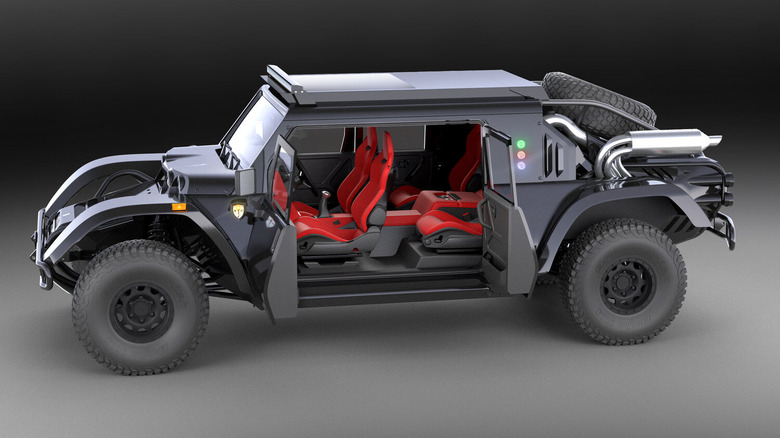 Scuderia Cameron Glickenhaus Boot with doors open