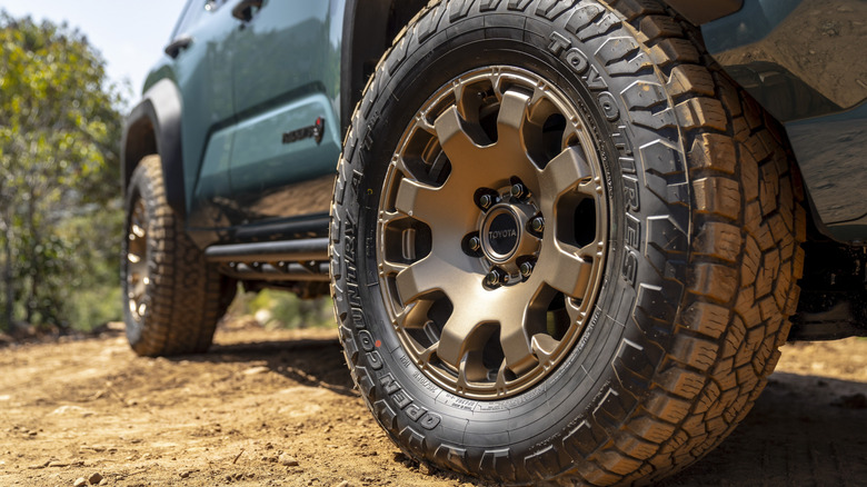 2025 Toyota 4Runner Trailhunter all-terrain tires