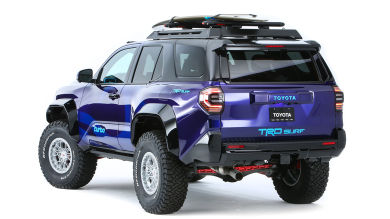 2024 4Runner TRD Surf Concept rear 3/4 view