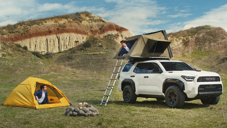 2025 Toyota 4Runner with rooftop tent