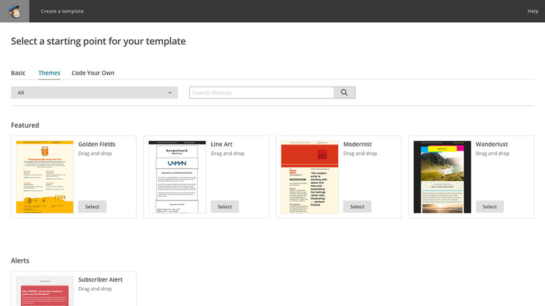 Mailchimp templates