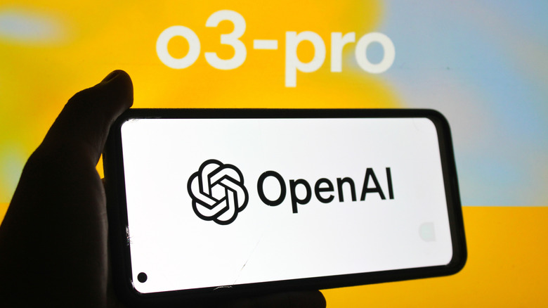 OpenAI on a phone