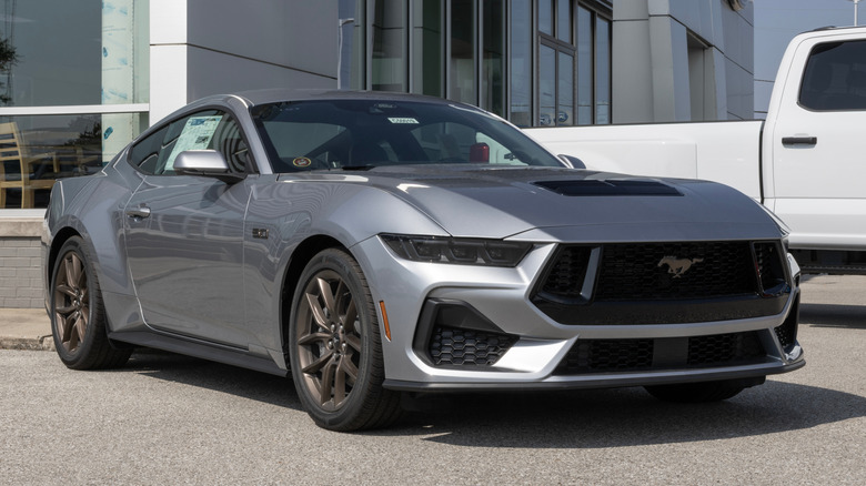 Ford Mustang GT Coupe Premium in gray