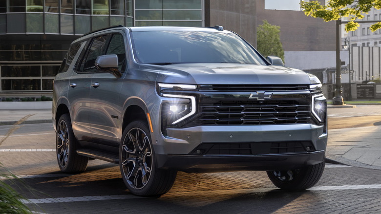 2025 Chevrolet Tahoe in the city