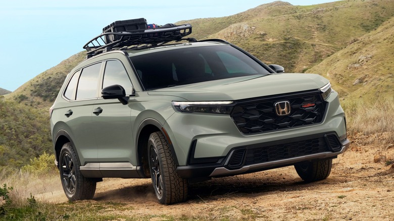2026 Honda CR-V TrailSport on a trail